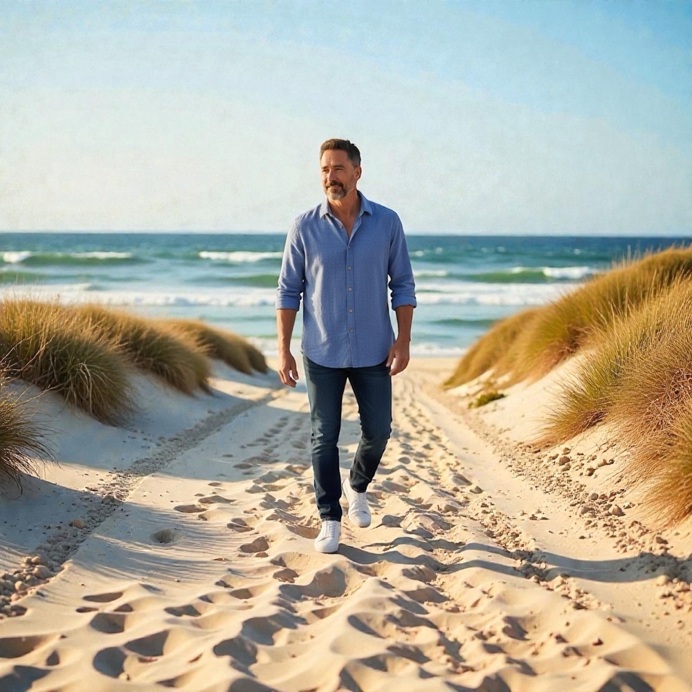 Tommy Bahama Blue Casual Button Down Shirt